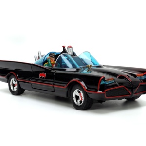 JADA BATMAN SET MASINUTA METALICA BATMOBILE 1:24 SI 4 FIGURINE - Img 4