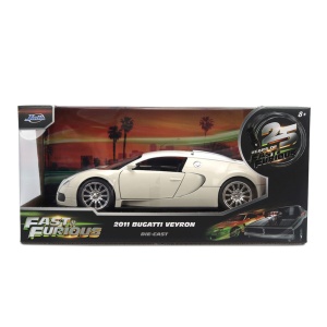 JADA FAST AND FURIOUS MASINUTA METALICA BUGATTI VEYRON 2011 SCARA 1 LA 24