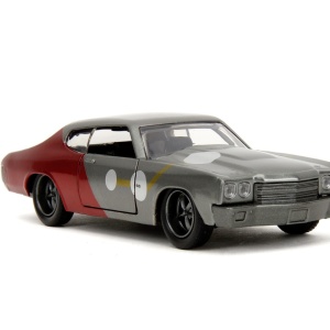 JADA MARVEL SET FIGURINA METALICA THOR SI MASINUTA CHEVY CHEVELLE SS SCARA 1 LA 32 - Img 2