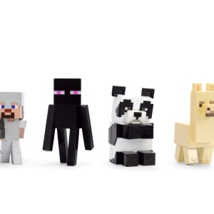 JADA MINECRAFT SET 4 FIGURINE METALICE 6.5CM - Img 2