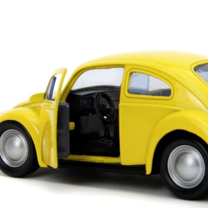 JADA TRANSFORMERS MASINUTA METALICA BUMBLEBEE VOLKSWAGEN BEETLE SCARA 1:32 - Img 4