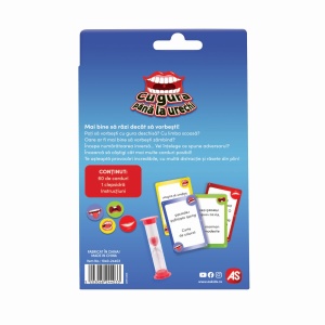 Joc de memorie, AS, Joc de cărți cu gura până la urechi, multicolor, 60 cărți, clepsidră - Img 5