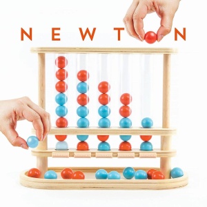 JOC MARBLES NEWTON 5 IN LINIE DIN LEMN - Img 2