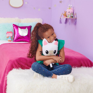 Jucarie de plus Gabby's Dollouse - Pandy Paws, interactiv, 33 cm - Img 7