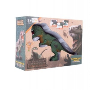 Jucarie Interactiva Dinozaur T-Rex cu sunete si lumini ,Verde,20cm - Img 6