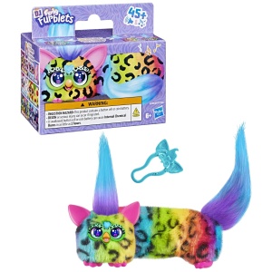Jucărie Interactivă Furby DJ Furblets, multicolor, 11.43x12.38x6.82cm, pentru copii 6-10 ani