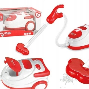 Jucarie Interactiva MalPlay, Aspirator Alb/Rosu