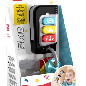 Jucarie interactiva si educativa pentru Bebelusi, Chei Auto cu Design Realist - Img 2