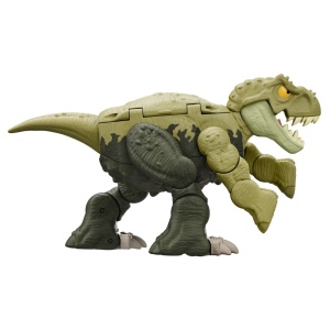 JURASSIC WORLD FIERCE CHANGERS DOUBLE DANGER DINOZAUR TRANSFORMABIL TYRANNOSAURUS REX SI ANKYLOSAURUS VERDE - Img 5