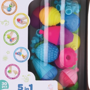 LALABOOM JOC DE DEZVOLTARE BEBE MONTESSORI 30 PIESE - Img 2
