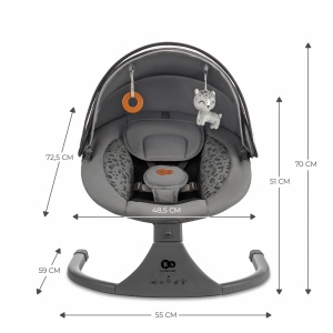 LEAGAN ELECTRIC KINDERKRAFT LUMI 2, DARK GREY - Img 9