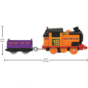 Locomotiva motorizata Nia cu un vagon Thomas si Prietenii, 21 cm - Img 3