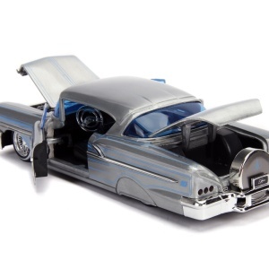 MACHETA METALICA CHEVY IMPALA HARD TOP 1958 SCARA 1 LA 24 - Img 2