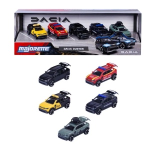 MAJORETTE SET 5 MASINUTE METALICE DACIA DUSTER SCARA 1 LA 64