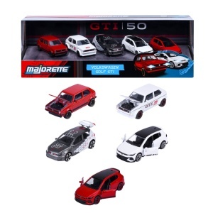 MAJORETTE SET 5 MASINUTE METALICE VOLKSWAGEN GOLF GTI SCARA 1 LA 64 - Img 3