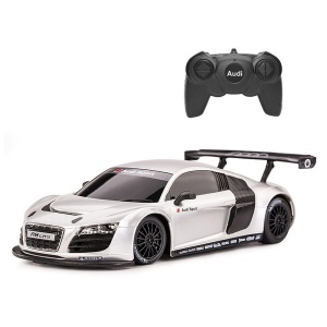 MASINA CU TELECOMANDA AUDI R8 ALB CU SCARA 1 LA 24 - Img 2