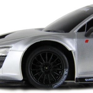 MASINA CU TELECOMANDA AUDI R8 ARGINTIU CU SCARA 1 LA 24 - Img 6