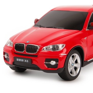 MASINA CU TELECOMANDA BMW X6 ROSU CU SCARA 1 LA 24 - Img 5