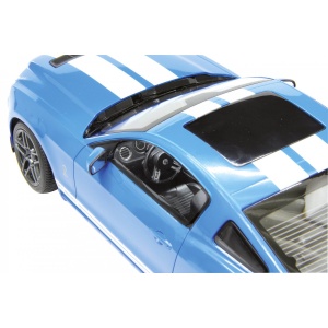 MASINA CU TELECOMANDA FORD SHELBY GT500 ALBASTRU CU SCARA 1 LA 14 - Img 7