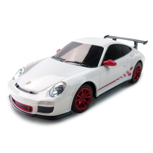 MASINA CU TELECOMANDA PORSCHE GT3 RS ALB CU SCARA 1 LA 24 - Img 4