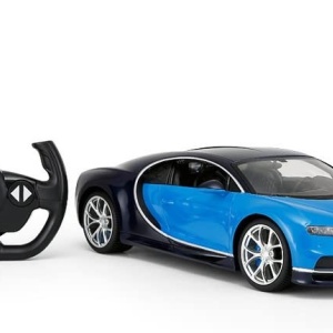 Masina cu telecomanda, Rastar, Bugatti Chiron, albastru, 1:14, 32.3x14.8x13.9cm - Img 8
