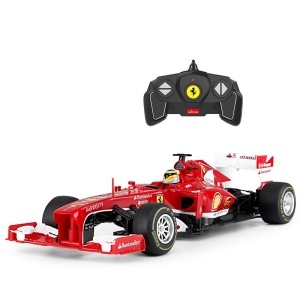  Masina cu telecomanda Rastar Ferrari F1, 1:18, dimensiuni 26x12x7.4cm, 2WD, multicolor - Img 2