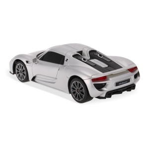 Masina cu telecomanda Rastar Porsche 918 Spyder Argintiu, 2WD, 19.2x9.1x5.1cm - Img 6