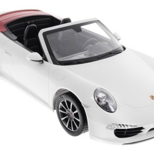 Mașină cu telecomandă Rastar Porsche Carrera S, alb, 1:12, 40.3x18.9x10.2cm - Img 8