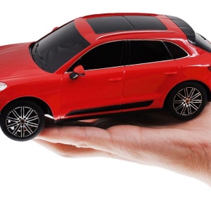 Masina cu Telecomanda, Rastar, Porsche Macan Turbo, Rosu, 1:24, 19.5x9.2x6.7 cm - Img 4