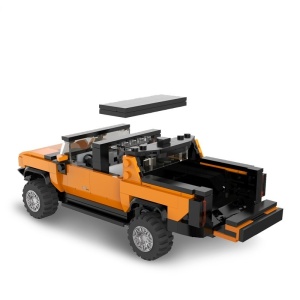 MASINUTA CONSTRUIBILA HUMMER EV SCARA 1 LA 30 - Img 6