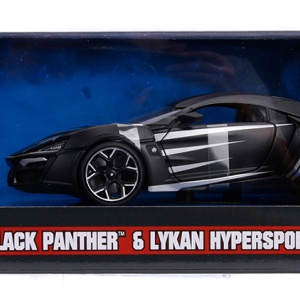 MASINUTA MARVEL AVENGERS LYKAN HYPERSPORT BLACK PANTHER SCARA 1 LA 24 - Img 2