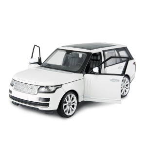 MASINUTA METALICA RANGE ROVER ALB SCARA 1 LA 24 - Img 2