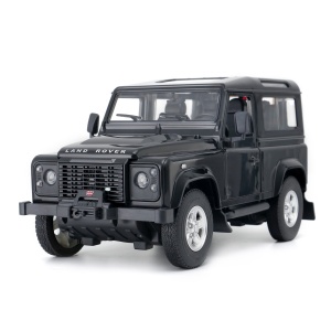 Masinuta Rastar RC - Land Rover Defender, negru, 1:14 - Img 8