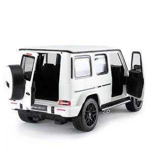 Masinuta Rastar RC - Mercedes-Benz G63, alb, 1:24 - Img 3