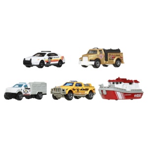 MATCHBOX SET 5 MASINUTE METALICE MBX RESCUE IV SCARA 1 LA 64 - Img 4