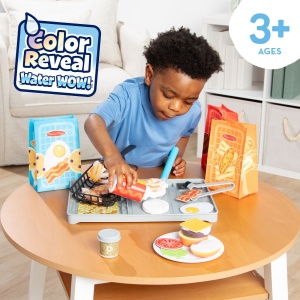 MELISSA AND DOUG SET DE JOACA DIN LEMN GRATAR CU SCHIMBAREA CULORII WATER WOW - Img 3