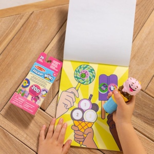 MELISSA AND DOUG STICKER WOW SET DE JOACA AUTOCOLANTE SI STAMPILA INGHETATA - Img 7