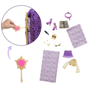 MONSTER HIGH PAPUSA CLAWDEEN WOLF CU DULAP REVELATOR SI ACCESORII - Img 7