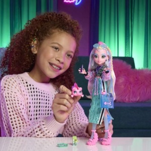 MONSTER HIGH PAPUSA LAGOONA BLUE CU ACCESORII - Img 5