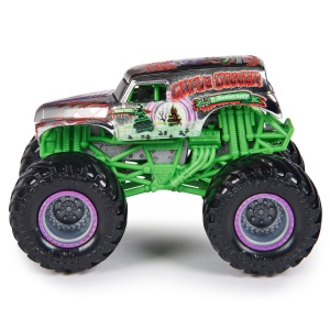 MONSTER JAM MASINUTA METALICA GRAVE DIGGER SCARA 1 LA 64 - Img 4