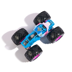 MONSTER JAM MASINUTA METALICA SPARKLE SMASH SCARA 1 LA 64 - Img 4