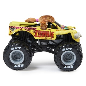 MONSTER JAM MASINUTA METALICA ZOMBIE SCARA 1 LA 64 - Img 4