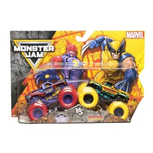 MONSTER JAM SET 2 MASINUTE METALICE THE SENTINELS VS WOLVERINE SCARA 1 LA 65 - Img 2