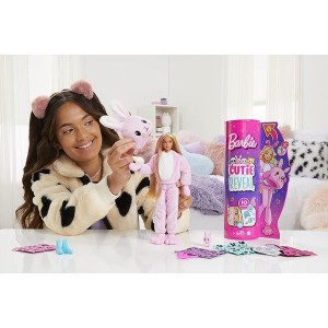 Papusa Barbie Cutie Reveal, Papusa Surpriza cu 10 accesorii - Img 10