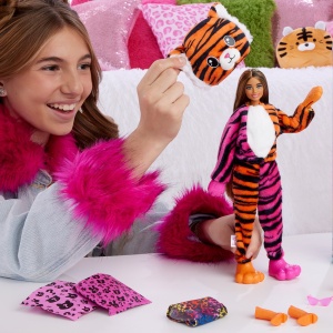 Papusa Barbie Dreamtopia Cutie Reveal, Maimutica - Img 5