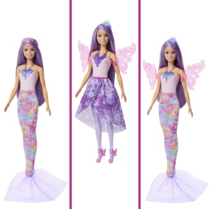 Papusa Barbie Dreamtopia, Sirena cu Accesorii Magice - Img 6