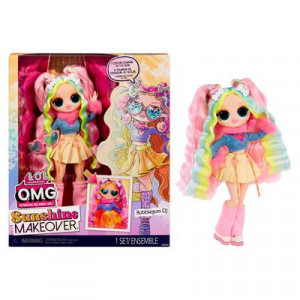 Papusa L.O.L. Surprise! O.M.G. Sunshine Makeover − Bubblegum DJ