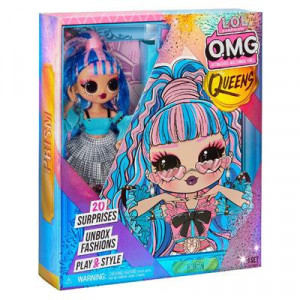Papusa L.O.L. Surprise! OMG Birthday Doll - Queens Prism - Img 4
