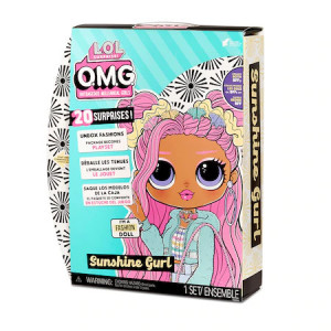Papusa L.O.L. Surprise! OMG Fashion Doll - Sunshine Gurl cu 20 surprize, seria 5 - Img 6