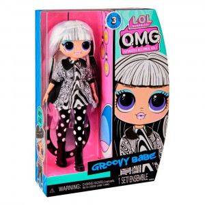 Papusa LOL Surprise OMG, Hos Doll, Seria 3, Groovy Babe - Img 6
